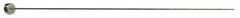 Gibraltar - 5/16" Pin Diam, 1/2" Head Diam x 1/4" Head Height, 10" OAL, Straight Ejector Pin - Steel, 9-3/4" Pin Length - Americas Tooling