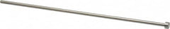 Gibraltar - 3/16" Pin Diam, 3/8" Head Diam x 3/16" Head Height, 10" OAL, Straight Ejector Pin - Steel, 9-13/16" Pin Length - Americas Tooling