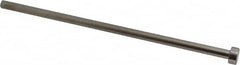 Gibraltar - 7/32" Pin Diam, 13/32" Head Diam x 3/16" Head Height, 6" OAL, Straight Ejector Pin - Steel, 5-13/16" Pin Length - Americas Tooling