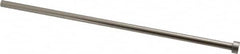 Gibraltar - 19/64" Pin Diam, 1/2" Head Diam x 1/4" Head Height, 10" OAL, Straight Ejector Pin - Steel, 9-3/4" Pin Length - Americas Tooling