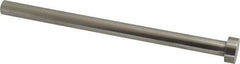 Gibraltar - 3/8" Pin Diam, 5/8" Head Diam x 1/4" Head Height, 6" OAL, Straight Ejector Pin - Steel, 5-3/4" Pin Length - Americas Tooling