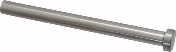 Gibraltar - 1/2" Pin Diam, 3/4" Head Diam x 1/4" Head Height, 6" OAL, Straight Ejector Pin - Steel, 5-3/4" Pin Length - Americas Tooling