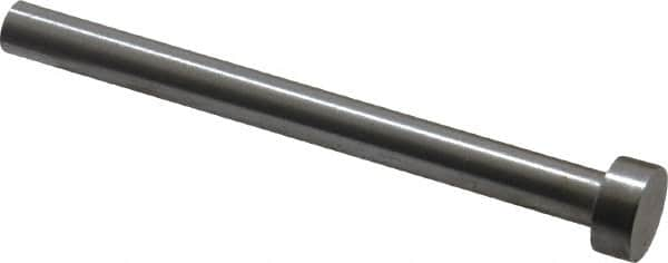 Gibraltar - 1/4" Pin Diam, 7/16" Head Diam x 3/16" Head Height, 3" OAL, Hard Core Pin - Steel, 2-13/16" Pin Length - Americas Tooling