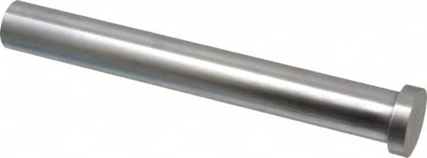 Gibraltar - 3/4" Pin Diam, 1" Head Diam x 1/4" Head Height, 6" OAL, Hard Core Pin - Steel, 5-3/4" Pin Length - Americas Tooling