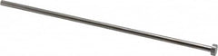 Gibraltar - 4mm Pin Diam, 8mm Head Diam x 3mm Head Height, 160mm OAL, Straight Ejector Pin - Steel, 157mm Pin Length - Americas Tooling