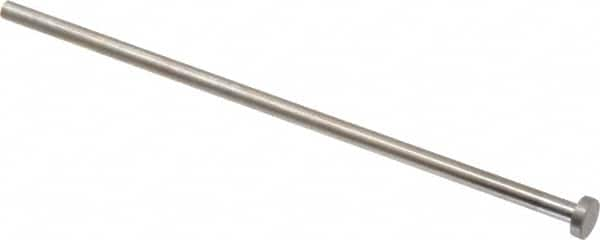 Gibraltar - 5mm Pin Diam, 10mm Head Diam x 3mm Head Height, 160mm OAL, Straight Ejector Pin - Steel, 157mm Pin Length - Americas Tooling