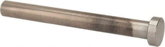 Gibraltar - 10mm Pin Diam, 16mm Head Diam x 5mm Head Height, 100mm OAL, Straight Ejector Pin - Steel, 95mm Pin Length - Americas Tooling