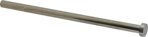 Gibraltar - 10mm Pin Diam, 16mm Head Diam x 5mm Head Height, 200mm OAL, Straight Ejector Pin - Steel, 195mm Pin Length - Americas Tooling