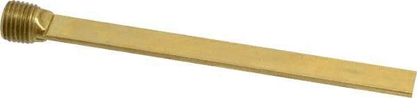 Made in USA - 1/4" NPT Thread, Straight, Die & Mold Cooling Baffle - 5" OAL, Brass - Americas Tooling