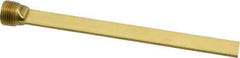 Made in USA - 3/8" NPT Thread, Straight, Die & Mold Cooling Baffle - 6" OAL, Brass - Americas Tooling