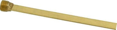 Made in USA - 1/2" NPT Thread, Straight, Die & Mold Cooling Baffle - 8" OAL, Brass - Americas Tooling