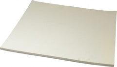 Made in USA - 12" Long, 12" Wide, 1/4" Thick, Buna-N Rubber Foam Sheet - 50 to 60 Durometer, White, -20 to 180°F, 1,000 to 1,200 psi Tensile Strength, Stock Length - Americas Tooling