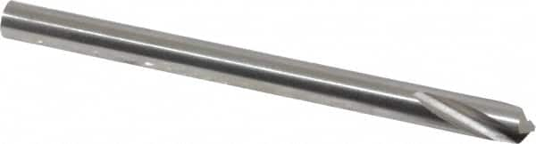 Guhring - 4mm Body Diam, 120°, 55mm OAL, High Speed Steel Spotting Drill - Americas Tooling