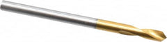 Guhring - 3mm Body Diam, 90°, 46mm OAL, High Speed Steel Spotting Drill - Americas Tooling