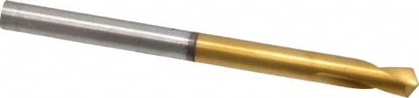 Guhring - 4mm Body Diam, 120°, 55mm OAL, High Speed Steel Spotting Drill - Americas Tooling