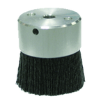 3" Diameter - Maximum Density Crimped Filament MINIATURE Disc Brush - 0.055/120 Grit - Americas Tooling