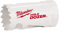 Milwaukee Tool - 1-5/16" Diam, 1-1/2" Cutting Depth, Hole Saw - Bi-Metal Saw, Toothed Edge - Americas Tooling