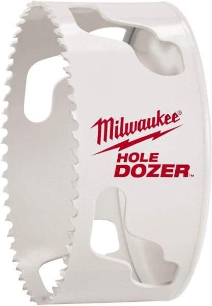 Milwaukee Tool - 3" Diam, 1-1/2" Cutting Depth, Hole Saw - Bi-Metal Saw, Toothed Edge - Americas Tooling