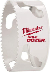 Milwaukee Tool - 3-1/8" Diam, 1-1/2" Cutting Depth, Hole Saw - Bi-Metal Saw, Toothed Edge - Americas Tooling