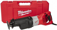 Milwaukee Tool - 2,800 Strokes per Minute, 1-1/4 Inch Stroke Length, Electric Reciprocating Saw - 120 Volts, 15 Amps, 1 Blade - Americas Tooling