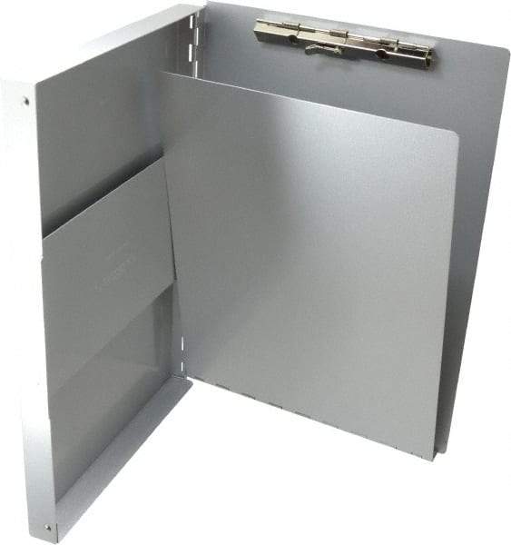 Saunders - 13 Inch Long x 9 Inch Wide x 1 Inch High, Clip Board - Silver - Americas Tooling