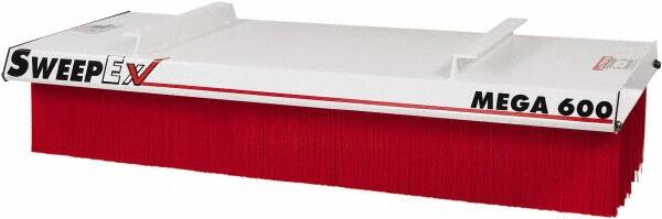 Sweepex - 12" Long x 60" Wide Sweeper Accessory - Stiff Polypropylene Bristles - Americas Tooling