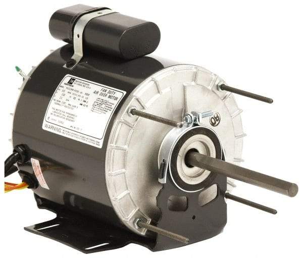 US Motors - 1/2 hp, TENV Enclosure, Auto Thermal Protection, 1,075 RPM, 230 Volt, 60 Hz, Industrial Electric AC/DC Motor - Size 56 Frame, Resilient Mount, 2 Speed, Ball Bearings, 2.5 Full Load Amps, A Class Insulation, Reversible - Americas Tooling