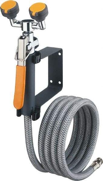 PRO-SAFE - Plumbed Drench Hoses Mount: Wall Style: Dual Spray Head - Americas Tooling