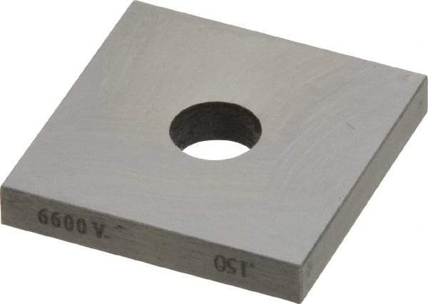 Value Collection - 0.15" Square Steel Gage Block - Accuracy Grade 0, Includes NIST Traceability Certification - Americas Tooling