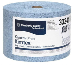 Kimtech - Dry Clean Room/Lab/Critical Task Wipes - Jumbo Roll, 13-3/8" x 9-5/8" Sheet Size, Blue - Americas Tooling