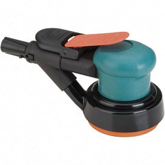 Dynabrade - 12,000 OPM, 14 CFM Air Consumption, Palm Air Orbital Sander - Round Pad, 1/4 NPT Inlet - Americas Tooling