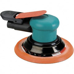 Dynabrade - 12,000 OPM, 14 CFM Air Consumption, Palm Air Orbital Sander - Round Pad, 1/4 NPT Inlet - Americas Tooling