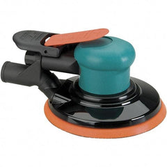 Dynabrade - 12,000 OPM, 14 CFM Air Consumption, Palm Air Orbital Sander - Round Pad, 1/4 NPT Inlet - Americas Tooling