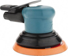 Dynabrade - 12,000 OPM, 14 CFM Air Consumption, Palm Air Orbital Sander - Round Pad, 1/4 NPT Inlet - Americas Tooling