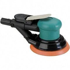 Dynabrade - 12,000 OPM, 14 CFM Air Consumption, Palm Air Orbital Sander - Round Pad, 1/4 NPT Inlet - Americas Tooling