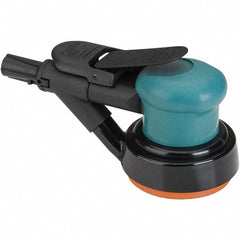 Dynabrade - 12,000 OPM, 14 CFM Air Consumption, Palm Air Orbital Sander - Round Pad, 1/4 NPT Inlet - Americas Tooling