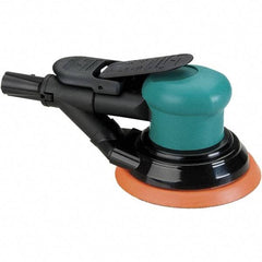 Dynabrade - 12,000 OPM, 14 CFM Air Consumption, Palm Air Orbital Sander - Round Pad, 1/4 NPT Inlet - Americas Tooling