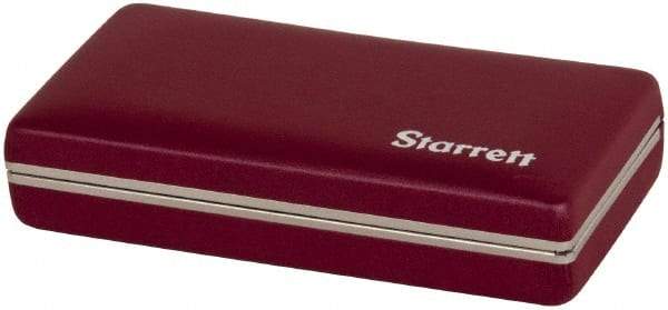 Starrett - Micrometer Case - 1/2" Max Measurement, Use with 232 & 232M Series Outside Micrometers - Americas Tooling