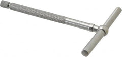 Starrett - 1-1/4 to 2-1/8 Inch, 2-3/8 Inch Overall Length, Telescoping Gage - 2-3/8 Inch Long Handle, Chrome Plated - Americas Tooling