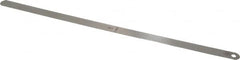 Starrett - 0.017 Inch Thick x 1/2 Inch Wide x 12 Inch Leaf Length, Parallel Feeler Gage - Tempered Steel - Americas Tooling