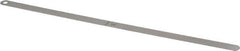 Starrett - 0.018 Inch Thick x 1/2 Inch Wide x 12 Inch Leaf Length, Parallel Feeler Gage - Tempered Steel - Americas Tooling