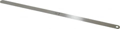 Starrett - 0.024 Inch Thick x 1/2 Inch Wide x 12 Inch Leaf Length, Parallel Feeler Gage - Tempered Steel - Americas Tooling