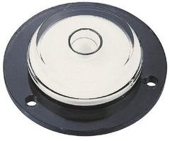 Starrett - 1-3/4 Inch Base Diameter, 1 Circle, Plastic Bull's Eye Circular Level - 1-3/4 Inch Inner Diameter - Americas Tooling