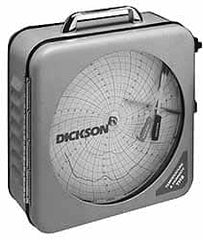 Dickson - -20 to 50°C, 7 Day Recording Time Chart - 0.85 Humidity, Use with 8 Inch Temp and Humidity Recorders - Americas Tooling