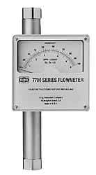 King - 1" Flange Port Stainless Steel Flowmeter - 1500 Max psi, 16.5 GPM, 316 Stainless Steel - Americas Tooling