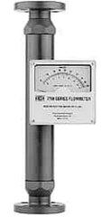 King - 2" Flange Port PVC/Hastelloy Flowmeter - 125 Max psi, 100 GPM, PVC - Americas Tooling