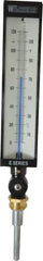 WGTC - 120°F, Industrial Thermometer without Thermowell - 3-1/2 Inch Stem Length, 1-1/4 to 18 Inch Thread - Americas Tooling