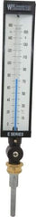 WGTC - 160°F, Industrial Thermometer without Thermowell - 3-1/2 Inch Stem Length, 1-1/4 to 18 Inch Thread - Americas Tooling