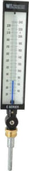 WGTC - 30 to 240°F, Industrial Thermometer without Thermowell - 3-1/2 Inch Stem Length, 1-1/4 to 18 Inch Thread - Americas Tooling