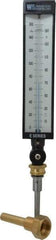 WGTC - 160°F, Industrial Thermometer with Standard Thermowell - 3-1/2 Inch Stem Length, 1-1/4 to 18 Inch Thread - Americas Tooling